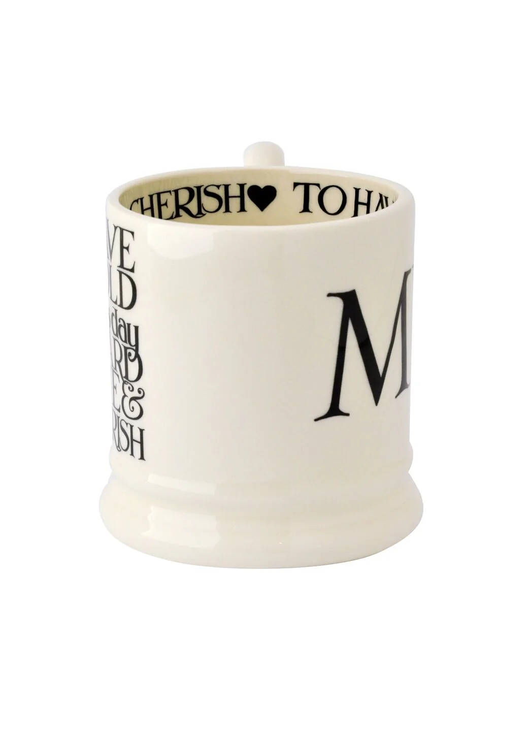 Seconds Black Toast Mr 1/2 Pint Mug - Image 5